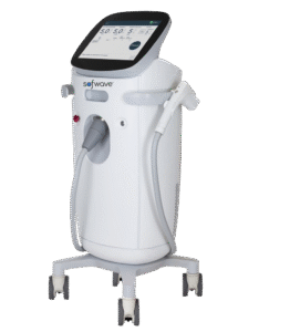 Sofwave dermatology ultrasound device on wheels