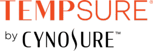 Tempsure by Cynosure logo in orange and black