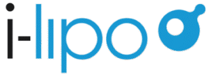 Inspiring IPO logo with stylized blue text on transparent background