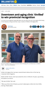 Orillia's Anti-Aging Clinic wins Ontario Clinic of the Year award