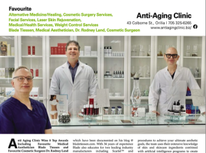 Anti-Aging Clinic staff in laboratory with medical equipment