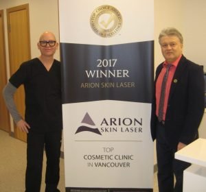 Arion Skin Laser awarded top cosmetic clinic in Vancouver, 2017
