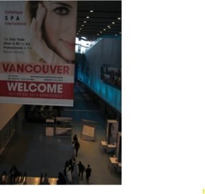Vancouver Convention Centre Spa Exhibition 2014 Welcome Banner