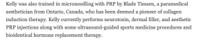 Paramedical aesthetician training PRP microneedling collagen induction therapy Ontario