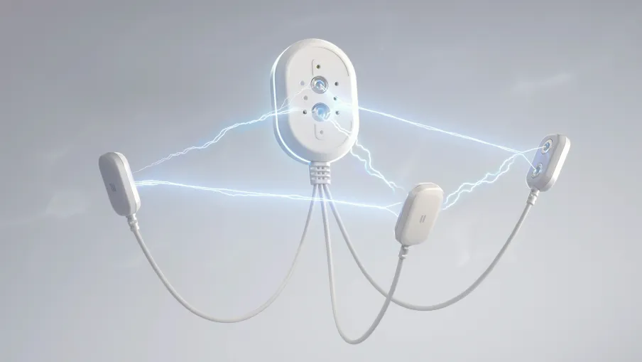 Wireless charging technology with connected devices and central hub